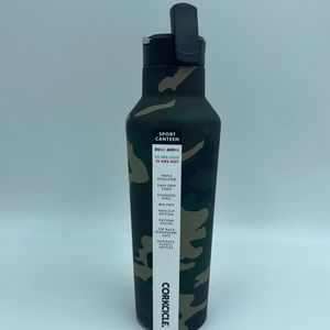 Corkcicle Camo Sport Canteen Water Bottle With Straw '